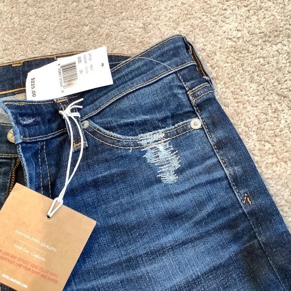 NEW AG Adriano Goldschmied Ballad Slim Boot Cut Jeans Made in USA size 25 - Picture 11 of 16